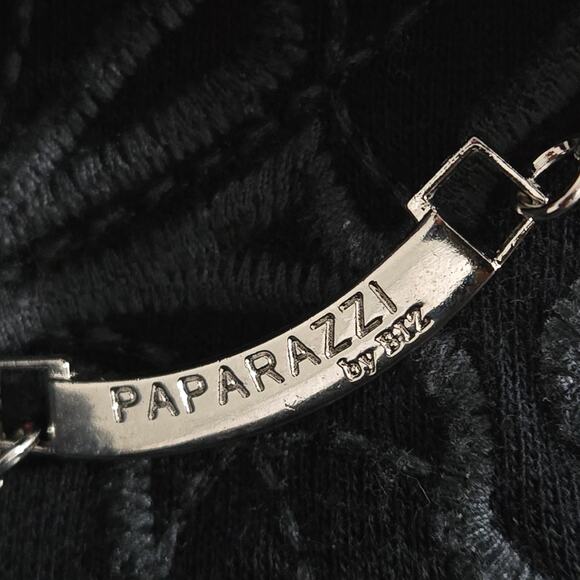 Paparazzi Biz Embroidered Asymmetric Cardigan Jacket Black Duster Cotton Medium - Picture 9 of 16